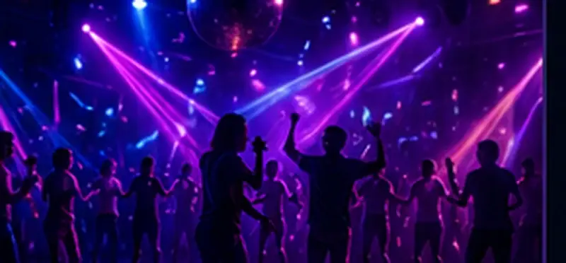 Dance Time con luci e musica a VRC Roma